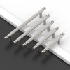 10 Pack Brushed Satin Nickel knurled Cabinet Pulls,6.3 Inch(160mm) Hole