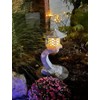 TIAAN 24”Height Japanese Style Lantern Solar Garden lamp Solar Pagoda
