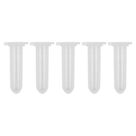 100 x 2ml Plastic EP Tube Round Bottom Vials Tubes Lab Supplies Sample Container
