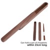 Portable Wooden Reusable Chopsticks Storage Case Box Chop Sticks Pack