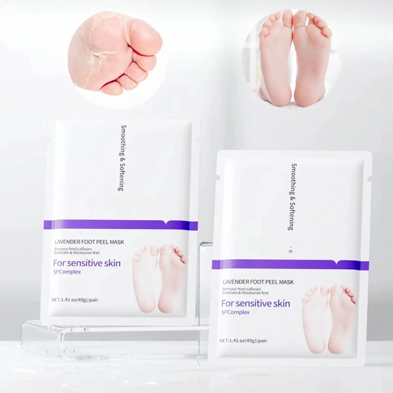 Mascarilla Exfoliante De Pies Elimina Piel Muerta Talones F