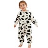 MICHLEY Flannel Baby Sleeping Bag Unisex Pajamas, Long Sleeve Zipper