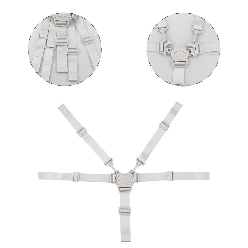 Tabanzhe Universal High Chair Harness - Adjustable 5 Point Harness