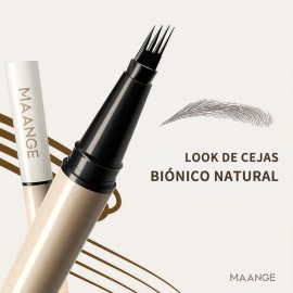 3pzs Lapiz Para Ceja Maquillaje Para Cejas Delineador Cosméticos Hipoalergénicos Impermeable Multifuncional De Adecuado Para Dibujar Barbas Color Marrón/marrón Claro/marrón Oscuro Maange