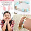 Lamyba Easter Gifts for Kids/Teens/Girls, Christian Natural Stone Beaded Bracelets,