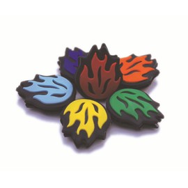 New Tennis Vibration Dampener - DGT Dang Good Tennis - Shock Absorber-Set of 6 Flames Great Feel- Best for Tennis Rackets.