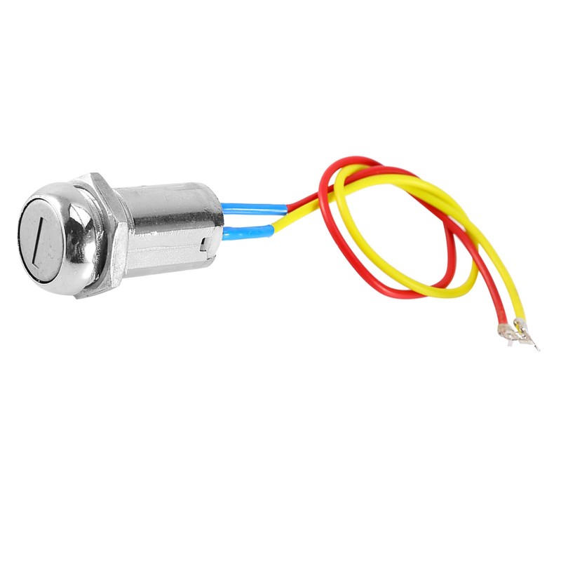 Eacam Electric Bike Lock, 2 Wire Key Ignition Switch Locking