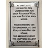Tin Sign 20 x 30 cm Domed Quote Winston Churchill