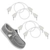 UamGlsob 2Pairs Elastic Shoelaces for Shoes, No Tie Bungee Stretchy