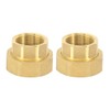 Laroal 2 Pcs Pump Screw Connection 1" X 1.5" Tap