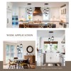 Osimir 3-Light Pendant Lighting, Black Dining Room Chandelier Light Fixture