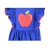 Girls Flutter Sleeve Back to School Dress for Kids First