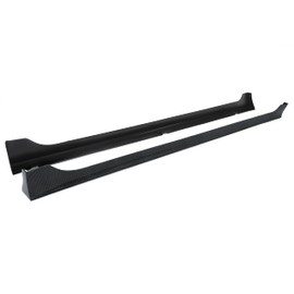 KUAFU Side Skirt Extension Spoiler Compatible with 2013-2017 Honda Accord 4DR Sedan Models Rocker Panel Diffuser Guard Spoiler Splitter Body Kit Plastic Carbon Fiber Style