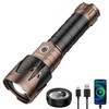 SKYFIRE Rechargeable Flashlights High Lumens with Ignition Lens,5000 Super Bright