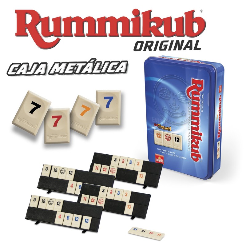 Goliath – Rummikub Reise-Set in Metalldose
