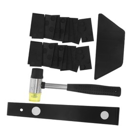 DOITOOL 20pcs Wooden Floor Accessories Set Laminate Wood Flooring Installation Kit with Pull Bar Spacers Mallet for DIY Professionals