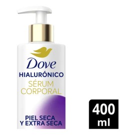 DOVE Sérum Corporal Hialurónico Dermo Renovador, para el cuidado de la piel seca y extra seca, repara y previene 5 signos de la resequedad