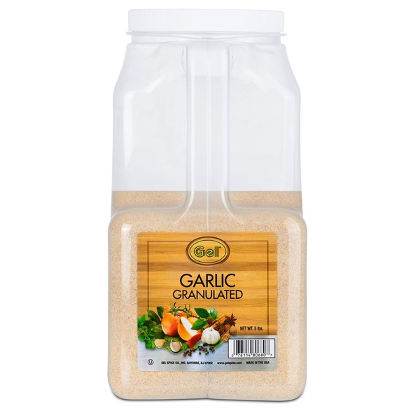 Gel Spice Garlic Granulated Food Service 5 Lb