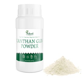 Xanthan Gum Pulver, 227g Xanthan Gum - Bindemittel in Lebensmittelqualität, Glutenfrei Vegan Xanthangummi Soßenbinder zum Backen und Kochen für Speiseeis, Kuchen, Saucen, Suppen, Joghurt