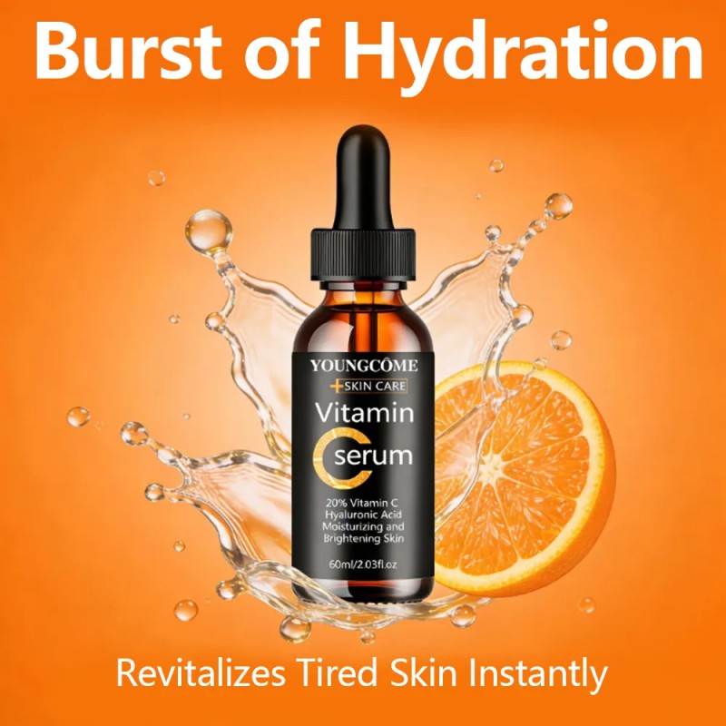 1/2 Unidad De Vitamina Facial, Con Sérum Glowing Care Skin