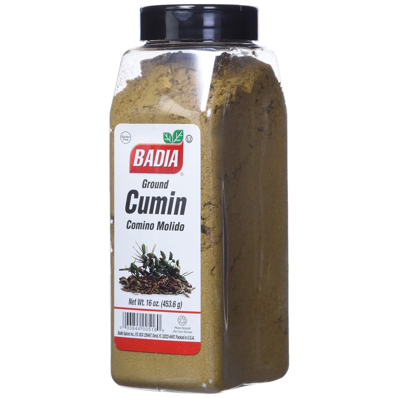 Badia Spices, Cumin Seed Ground, Yellow Multi (087881), 16 Oz