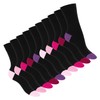 Footstar unisex cotton socks (10 Pairs) with offset heel and