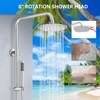 MOSSON Rain Shower System Outdoor Shower Fixtures with 8" Rain