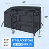 NEXCOVER Griddle Cover for Blackstone 28 Inch 2 Burner Griddle,600D