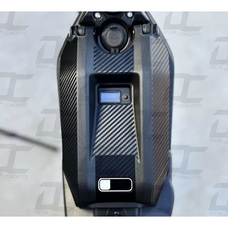 Decal Concepts Sur-Ron Carbon Fiber Battery Cover Accent Decal Kit