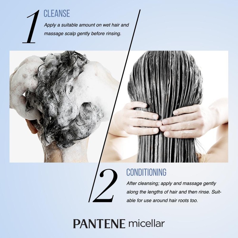 Pantene Micellar Detox & Moisturize Shampoo 530ML