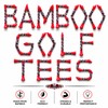 Kaluza Bamboo Golf Tees 70mm (50 Pcs) Strong Eco-Friendly Biodegradable