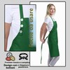 TOSHE Grembiule da cucina in cotone resistente all'acqua con grembiule