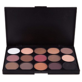 JasCherry 15 Colours Shimmer Eyeshadow Makeup Palettes - Sleek Powder Eye Shadow Make Up Case Box - Rich Colours Cosmetic Eyeshadow Palette