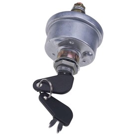 TCINDRR Master Disconnect Ignition Switch with Key 7N-0718 7N0718 Compatible with Caterpillar CAT Excavator/Mining Excavator/Backhoe Loader/Wheel Loader and More Models