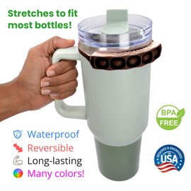 GWaT - Hydration Tracker for Water Bottles, Helps You Drink More (Chocolate)