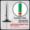 Tellegloww 50 Pcs Tire Tread Depth Gauge Color Coded Tyre