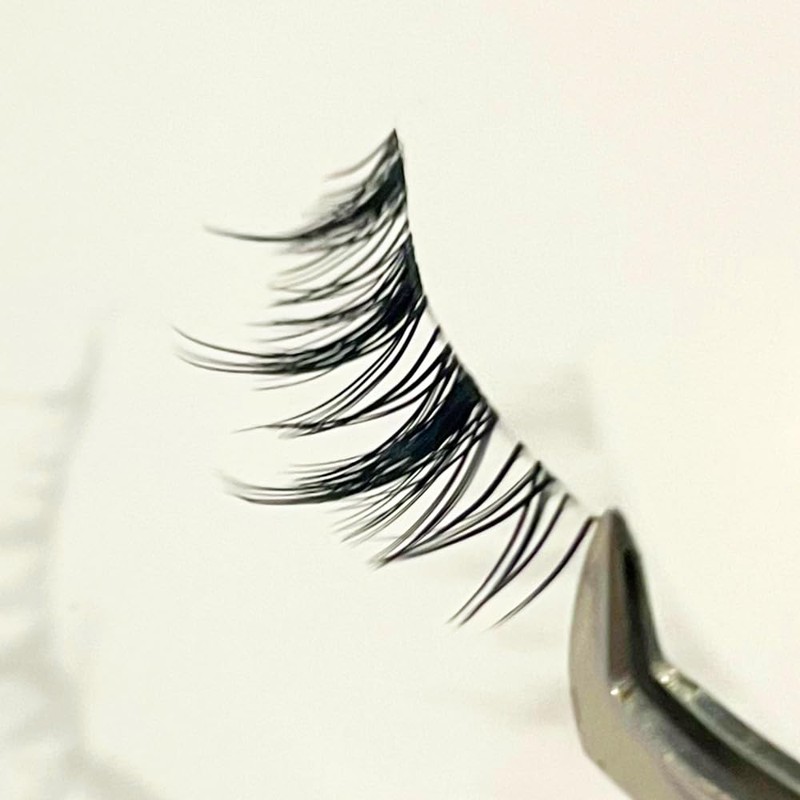 Natural False Eyelashes, 5 Pairs, Popular, Transparent Axis, Soft Core,