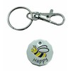 JAM2DAY Trolley Token Keyring - £1 Coin (Bee Happy)