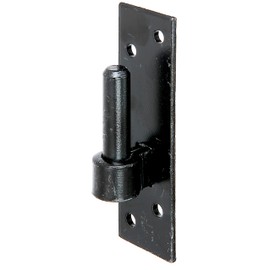 Gah-Alberts 306687 Bracket on Plate H x W 130 x 40 mm for Screwing Cataphoretic Black Paint for Screwing Bolt Diameter 14 mm