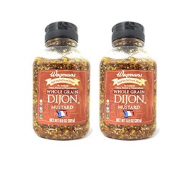 Wegmans Whole Grain Dijon Mustard (2 Pack, Total of 19.8oz)