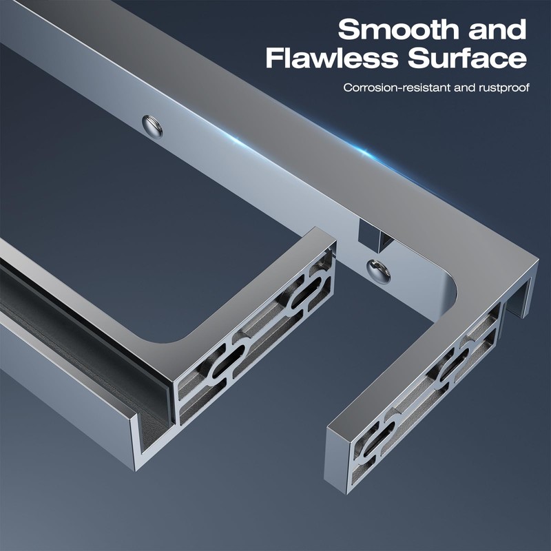Heavy Duty Fixed Glass Clamp Support Bracket for Frameless Shower