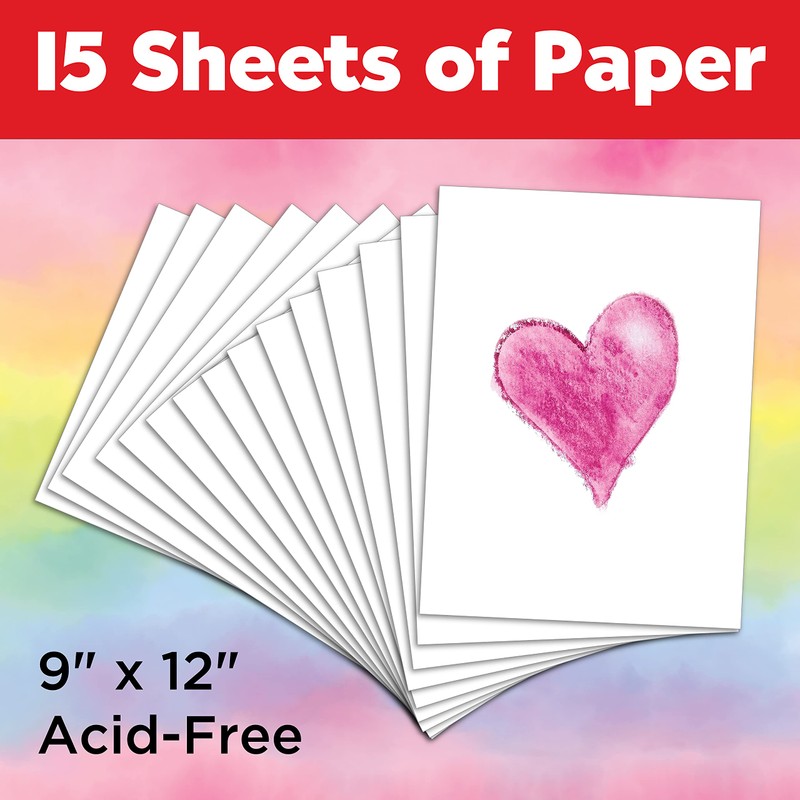 Faber-Castell Watercolor Paper Pad - 9x12 Inches, 15 Sheets -