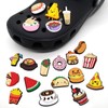 OMCGG 20PCS Mexican Food Shoe Charms for Clog Charms, Shoe