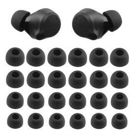 NANLANFAN Replacement Silicone Ear Tips for TOZO NC9 Wireless Earbuds, Compatible with TOZO Hybrid Active Noise Cancelling Wireless Earbuds, 12 Pairs (S/M/L/XL, Black)