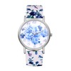 Avaner Women's Leather Wrist Watches Boho Floral Printed Ladies Large