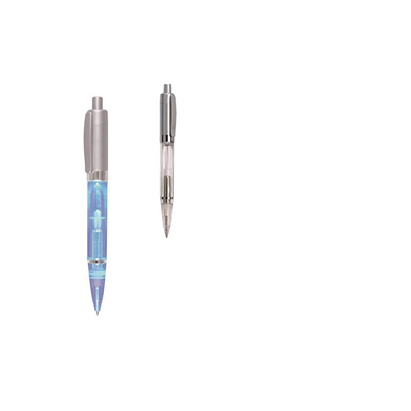 noTrash2003® LED Light Ballpoint Pen Retractable Ballpoint Pen with Blue