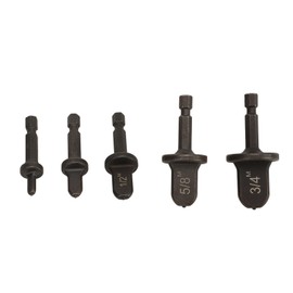 5pcs Copper Tube Expander Copper Pipe Swaging Tool Drill Bit Set for Air Conditioner Repair