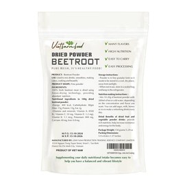 VIETFARMFOOD Freeze-dried Vegetable Powder, 99% Natural Flavor, Rich In Antioxidants, Vitamins And Minerals, Good For Health And Supports Skin Beauty (500 Gram, Organic Beetroot Powder)