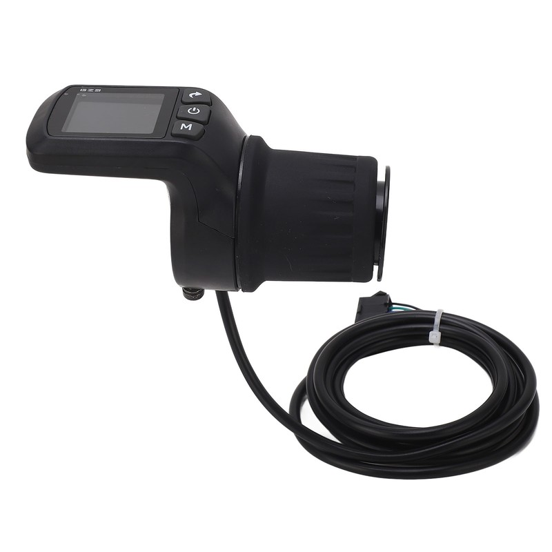 Electric Bike Meter Kit ABS LCD Display Panel Half Handle