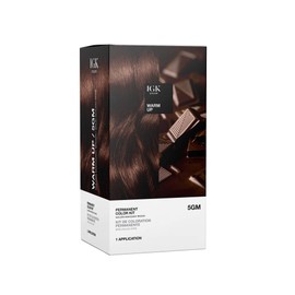 IGK Permanent Color Kit Warm Up - Golden Mahogany Brown
